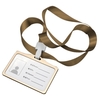 Porte-badge transversal horizontal pour cartes de travail en alliage d