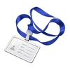 Porte-badge transversal horizontal pour cartes de travail en alliage d