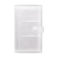 Porte-carte de visite transparent Carte de visite en plastique