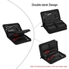 Porte-cheveux Scissor Case Bag Hairdressing Barber Salon Pouch pour Hair Stylist Noir