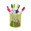Porte-crayon en maille porte-crayon en métal organisateur de stockage de papeterie conteneur rond Base rembourrée pour bureau école bureau