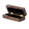 Porte-embouchure de saxophone en bois en bois massif