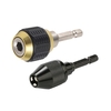 Porte-embout à changement rapide 1/4 pouce tige hexagonale foret extension mandrin adaptateur connecteur ressort intégré rapide à installer et à libérer