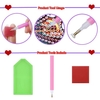 Porte-monnaie bricolage Point de croix spécial en forme de diamant peinture femmes portefeuille sac à main BB137