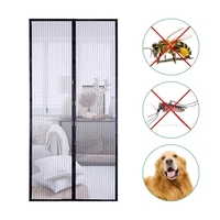 Porte-moustiquaire magnétique 35, 4 * 82, 7 pouces rideau en maille