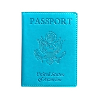 Porte-passeport CDC Porte-cartes de vaccin Protecteur de carte de vaccination en cuir PU