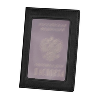 Porte-passeport Couverture de passeport Étui transparent pour porte-carte d