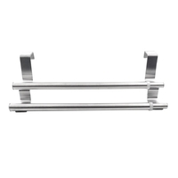 Porte-serviettes double extensible sur les portes de placard d