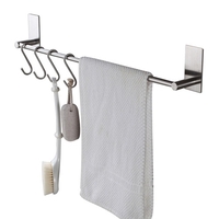 Porte-serviettes Porte-serviettes en acier inoxydable Porte-serviettes Support de rangement en acier inoxydable Support mural pour salle de bains