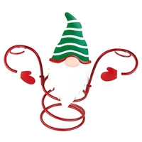 Porte-verre à vin hiver bonhomme de neige noël nain père noël festival bouteille de vin décoration support de verre à vin