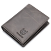 Portefeuille en cuir grande capacité porte-cartes de crédit pour hommes avec 15 emplacements pour cartes