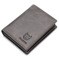 Portefeuille en cuir grande capacité porte-cartes de crédit pour hommes avec 15 emplacements pour cartes
