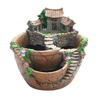 Pot de fleurs pour plantes succulentes en résine de style nouveau