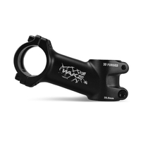 Potence de vélo de 17 degrés Potence de vélo ultra-légère Potence de vélo de route de montagne pour guidon de 31, 8 mm