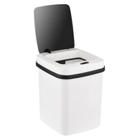 Poubelle automatique de grande capacité de 13 L avec protection contre les odeurs sans contact avec capteur de mouvement du couvercle 3 modes d