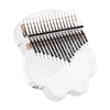 Pouce acrylique transparent 17 touches Piano Kalimba （Griffe de chat）