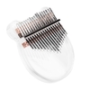 Pouce acrylique transparent 17 touches Piano Kalimba （Ours）