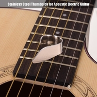 Pouce guitare en acier inoxydable pour guitare électrique acoustique