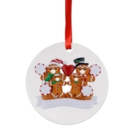 Poupées de Noël ornement d