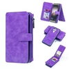 Pour HUAWEI P9 Plus P9 Lite P9 Mate 9 Pro Mate 9 Multifonction Zipper Wallet Aimant Étui de protection de téléphone Case détachable Flip PU couverture en cuir élégant Anti-rayures
