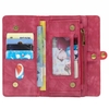 Pour iPhone 6 6S 6 P 6SP 7 8 7 P 8 P X Multifonction Zipper Portefeuille Aimant De Protection Téléphone Carte Cas Détachable Flip PU Couverture En Cuir Stylish Anti-rayures