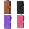 Pour iPhone 6 6S 6 P 6SP 7 8 7 P 8 P X Multifonction Zipper Portefeuille Aimant De Protection Téléphone Carte Cas Détachable Flip PU Couverture En Cuir Stylish Anti-rayures