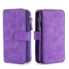 Pour iPhone 6 6S 6 P 6SP 7 8 7 P 8 P X Multifonction Zipper Portefeuille Aimant De Protection Téléphone Carte Cas Détachable Flip PU Couverture En Cuir Stylish Anti-rayures