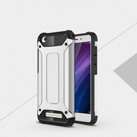 Pour Redmi 4A étui Slim Fit double couche couverture arrière rigide pare-chocs de protection contre les chocs et antidérapant étui anti-rayures 5 pouces