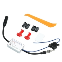 Pour Universal 12 V Auto Voiture Radio FM Antenne Signal Amp Amplificateur Booster Pour Marine Voiture Véhicule Bateau FM Amplificateur