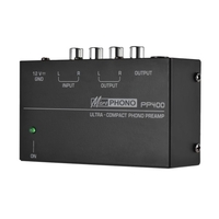 Preamplificateur de préampli Phono ultra compact avec interfaces RCA 1/4 "TRS