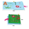 Première Tissu livre Lavable chiffon doux Book Set de Coolplay bébé de 4 Squeak Rattle Crinkle jouet pour enfant Infant Development intellectuelle