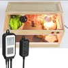 Prise de contrôle de température intelligente Affichage numérique WIFI Capteur de température Thermostat Thermomètre à double relais pour le brassage Reptiles d