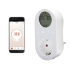Prise de sortie de thermostat numérique WiFi Prise 16A Prise de commande vocale Tuya App Contrôleur de température 5 + 1 + 1 Six périodes et mode de chauffage et de refroidissement