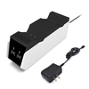 Prise en charge de la station de manette de jeu de base de chargement double avec adaptateur pour contrôleur PS5