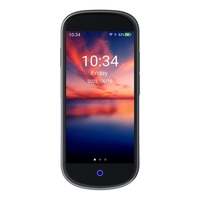 Prise en charge du traducteur intelligent V12 4G en ligne/hors ligne/traduction de photos avec écran tactile de 4 pouces 2000mAh batterie fente pour carte SIM gris