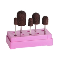 Pro 5pcs Nail Drill Bit Nail Art Sanding Band Pedicure Bits Nail Drill Grip Accessoires pour Nail Electric Drill Manicure Machine