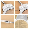Pro Flexible Hands Free Magnifying Glass Desk Lamp Bright LED Lighted Magnifier with Clamp for Reading Cross Stitch