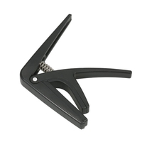 Professional Single-handed Quick Change Ukelele Capo Plastic Black Steel