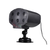 Projecteur de flocon de neige blanc rotatif de lumière de neige de 9W LED