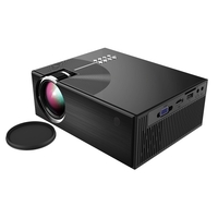 Projecteur LCD à cristaux liquides Full HD LED Projector 1080P pris en charge 50000 heures Soutien à la vie des lampes HD / USB / VGA / AV / Casque / Carte SD pour le divertissement à domicile