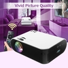 Projecteur LCD Portable 720P résolution physique Ports multiples pour bureau Home cinéma blanc prise ue (même Version d