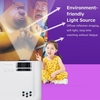Projecteur LCD Portable 720P résolution physique Ports multiples pour bureau Home cinéma blanc US Plug (même Version d