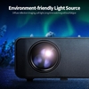 Projecteur LCD portable W80 480P résolution physique plusieurs ports pour bureau home cinéma prise ue noire (version de base)
