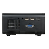 Projecteur LCD portable W80 Résolution physique 720P Ports multiples pour bureau Home Cinéma Prise UE noire (Version de base)