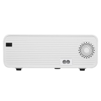 Projecteur LCD portable W80 Résolution physique 720P Ports multiples pour le cinéma maison de bureau Prise américaine blanche (version de base)