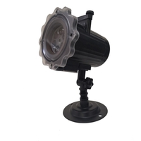 Projecteur LED Lampe de Projection décorative de Noël Projecteur rotatif avec télécommande Éclairage extérieur étanche pour la fête d