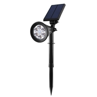 Projecteur solaire de jardin avec détecteur de mouvement