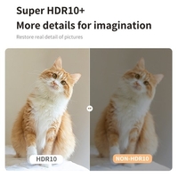 Projecteur Wanbo T4 Android 9.0 Projecteur 4K HD intégral 1920*1080P 450 Ansi correction trapézo dale mini projecteur portatif pour les films de la maison en plein air