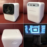 Projecteur Wanbo version mondiale T2 gratuit 1080P 150ANSI LCD Mini projecteur de cinéma maison portable
