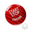 Protecteur de fibre de carbone voiture moteur démarrage arrêt bouton de commutation autocollant allumage autocollant voiture décoration intérieure de remplacement pour BMW F25 F26 F01 F02 F04 F06 F12 F10 1 série 3 E70 E90